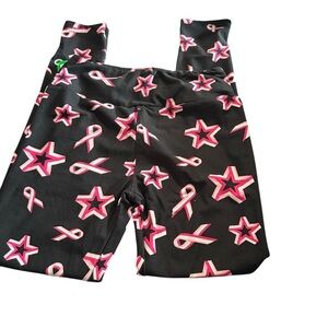 Lularoe womens OS (2-12) Breast Cancer Awareness Leggings New no tags